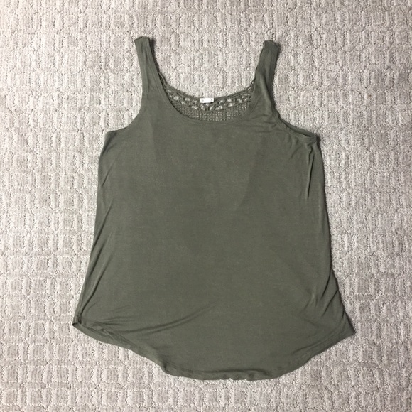 Garage Lace Back Tank Top - Picture 2 of 4